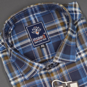 BLUE AND WHITE CHECKS