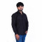 Men's Full Sleeves Smart/Regular Fit Casual Printed Shirts/BLACK WITH WHITE SQUARE