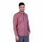 inspark brand Men's Long Full Sleeves Smart/Regular Fit Cotton Linen Casual Plain Peach  Shirt