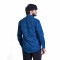 Men's Full Sleeves Smart/Regular Fit Casual Printed Shirts/DEEP BLUE HUE WITH CIRCUIT PATTERN