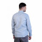 inspark brand Men's Full Sleeves Smart/Regular Fit Cotton Linen Casual Plain Light Blue Shirt