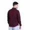 inspark brand Men's Long Full Sleeves Smart/Regular Fit Cotton Linen Casual Plain Maroon  Shirt