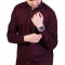inspark brand Men's Long Full Sleeves Smart/Regular Fit Cotton Linen Casual Plain Maroon  Shirt