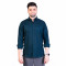 inspark brand Men's Full Sleeves Smart/Regular Fit Cotton Linen Casual Dark Green Shirt