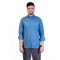 inspark brand Men's Full Sleeves Smart/Regular Fit Cotton Linen Casual Plain Medium Blue   Shirts