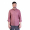 inspark brand Men's Long Full Sleeves Smart/Regular Fit Cotton Linen Casual Plain Peach  Shirt