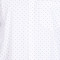 Men's Full Sleeves Smart/Regular Fit Casual Printed Shirts/SMALL BLACK SQUARE ON WHITE BACK GROUND