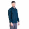 inspark brand Men's Full Sleeves Smart/Regular Fit Cotton Linen Casual Dark Green Shirt