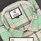 Men's Full Sleeves Smart/Regular Fit Green Casual Checks Shirts