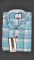Men's Full Sleeves Smart/Regular Fit Blue Casual Checks Shirts