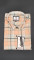 Men's Full Sleeves Smart/Regular Fit Light Orrange Casual Checks Shirts