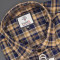 MEN'S LONG SLEVE BLUE & BLACK PLAID PATTERN CHECKS  SHIRT