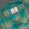 MEN'S LONG SLEV EGREEN, YELLOW PLAID CHECKS SHIRT