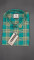 MEN'S LONG SLEV EGREEN, YELLOW PLAID CHECKS SHIRT
